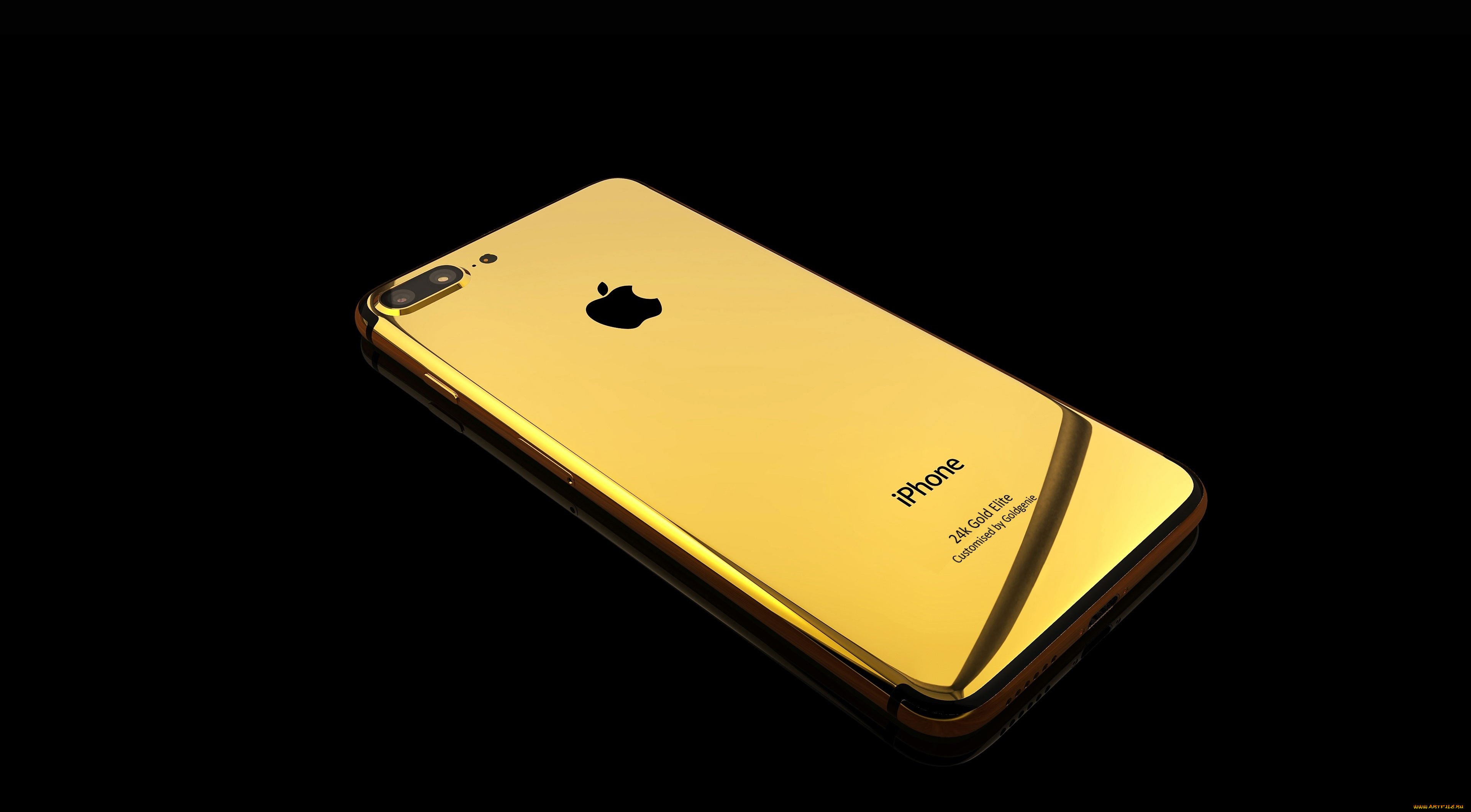 , iphone, 24k, gold, elite, 7, smartphone, apple